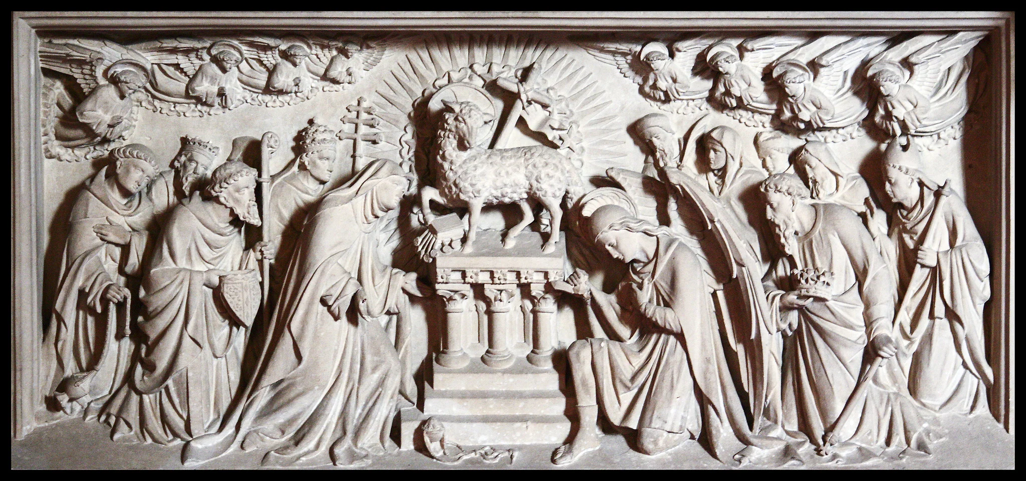 The Marriage Supper of the Lamb, detail from an altar in the Dom
