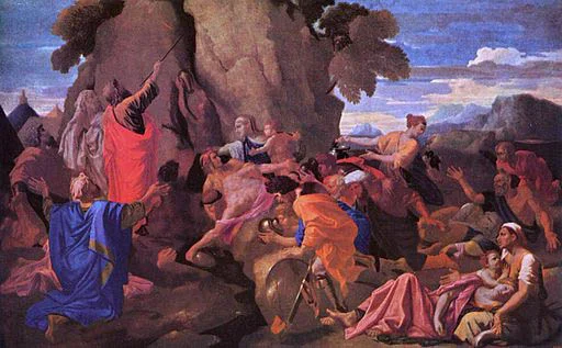 Moses Striking Water from the Rock