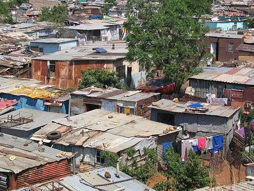 A Shanty Town in Soweto, South Africa