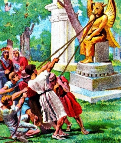 Asa Destroys the Idols