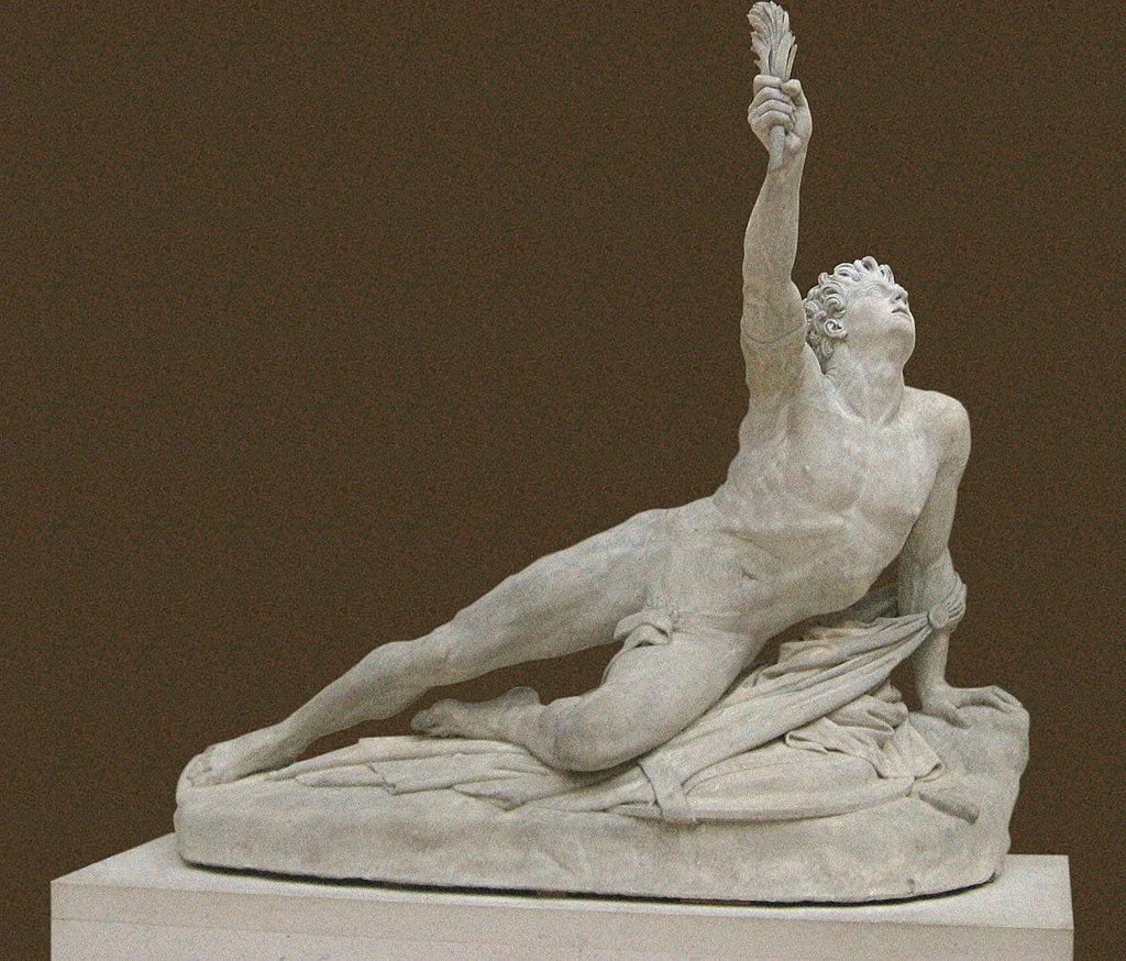 The Soldier of Marathon announcing the Victory