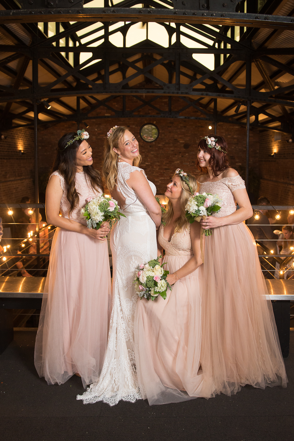 Foundry long island city wedding bridesmaid