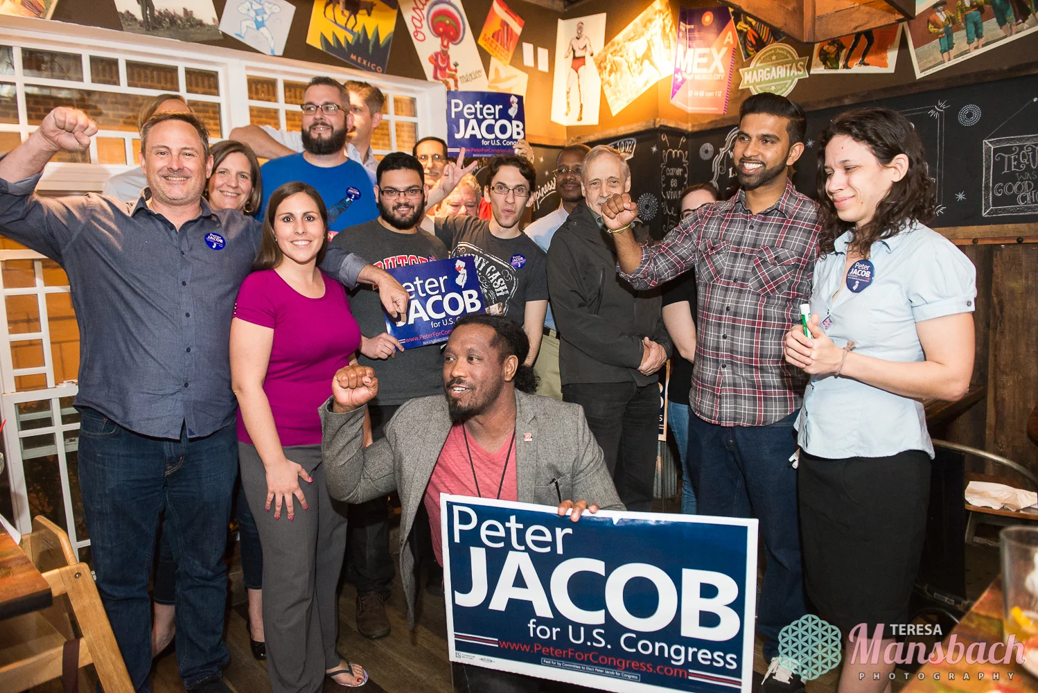 Peter Jacbos for Congress NJ district 7 at River Rail Cantina