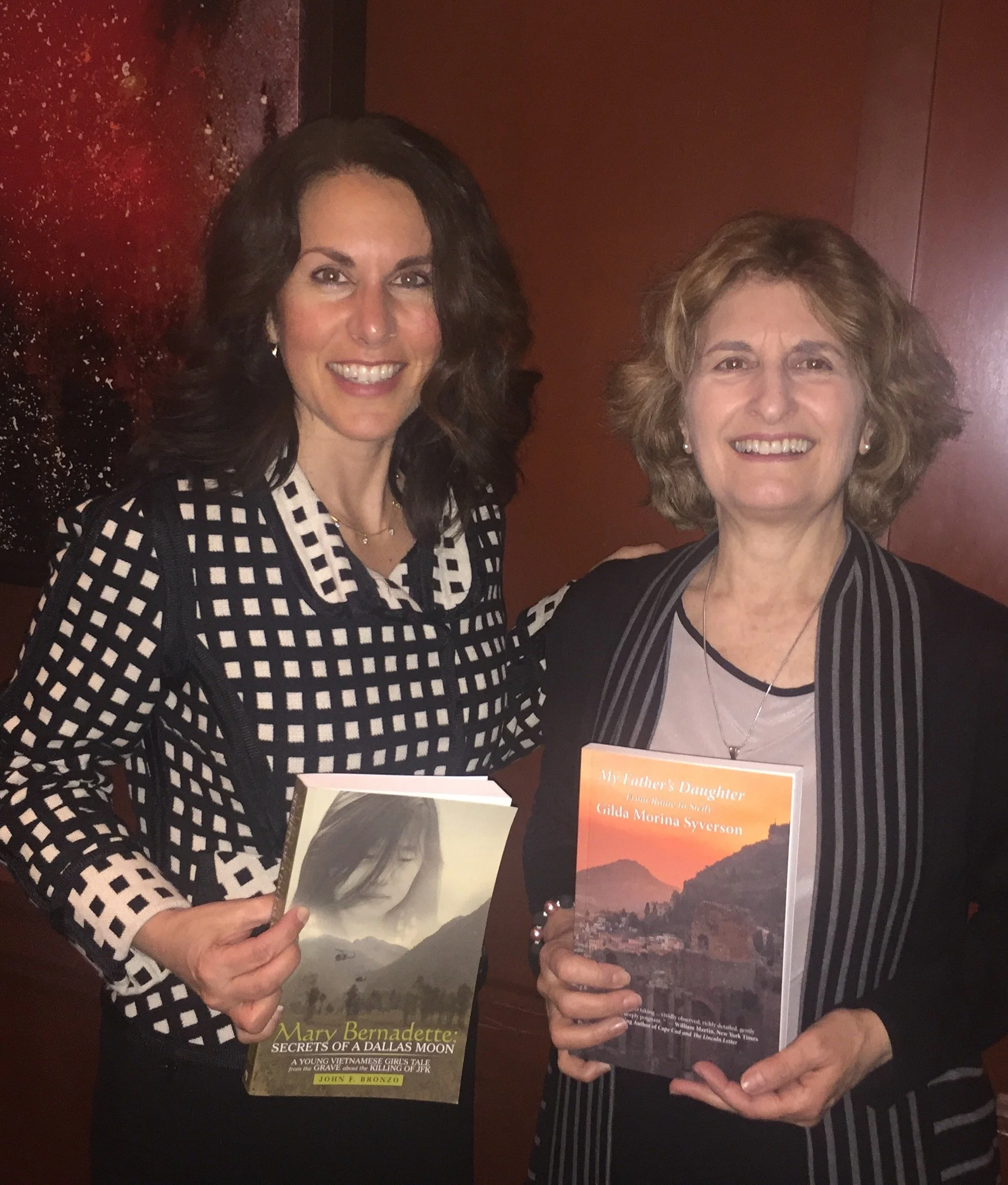 Laura with Best Selling and Award Winning Author, Gilda Morina Syverson