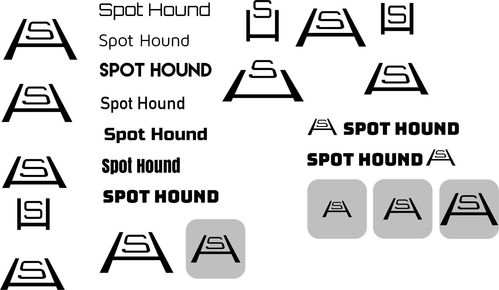 S's and H's. One of my more proud perspective logos.