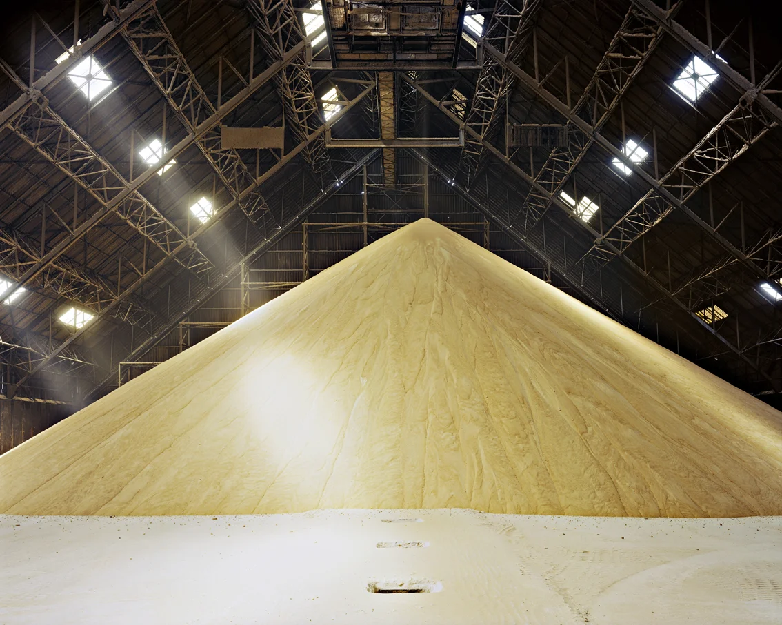 Zineb Sedira, Sugar Silo I , 2014 Diptych, C-Type, 160 x 200 cm each Commissioned by Marseille Provence 2013, European Capital of Culture and the Port of Marseille © Zineb Sedira / DACS, London Courtesy the artist and kamel mennour, Paris
