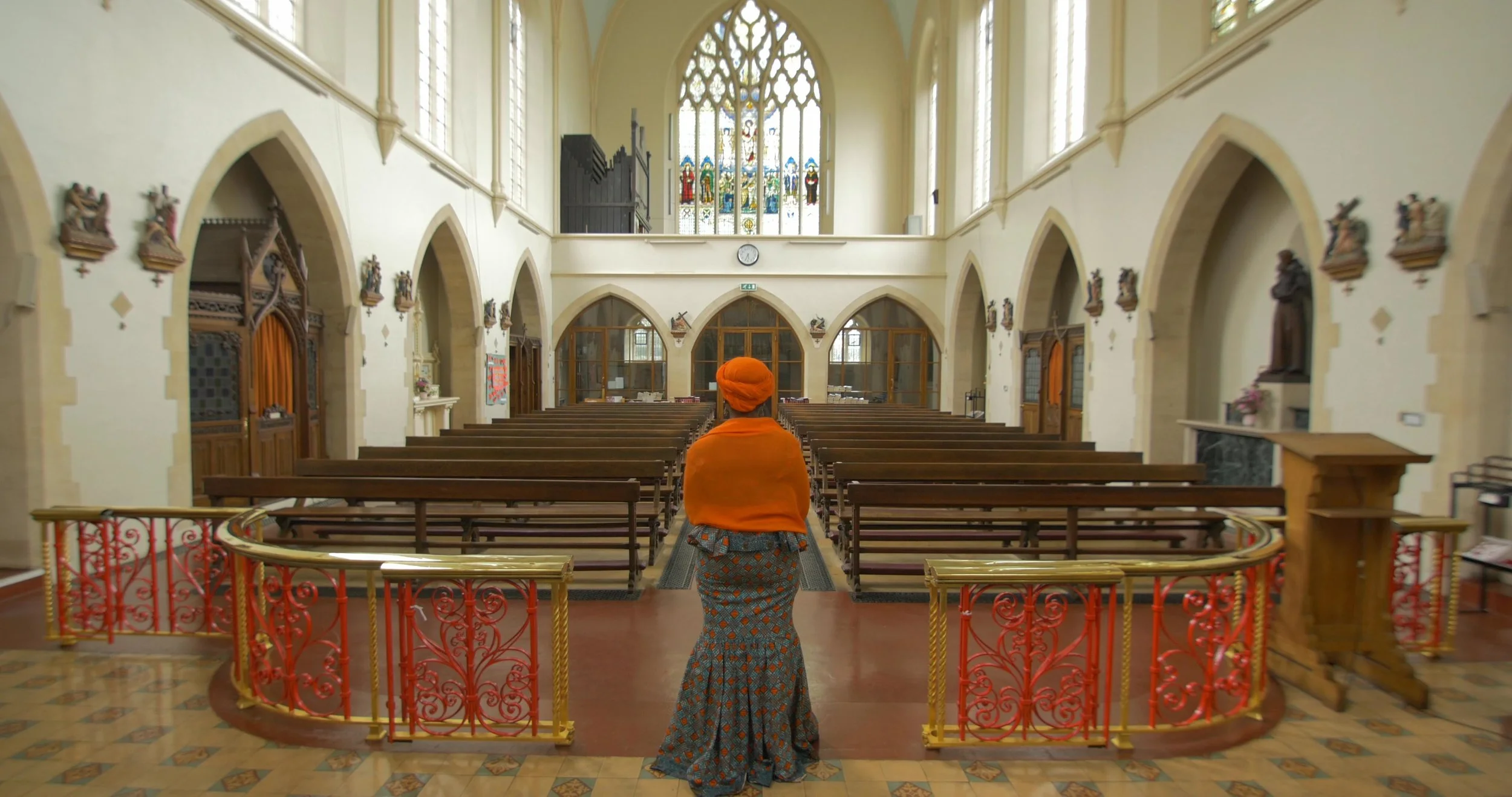 Larry Achiampng, Sunday's Best (film still), 2016 4K film Courtesy the Artist