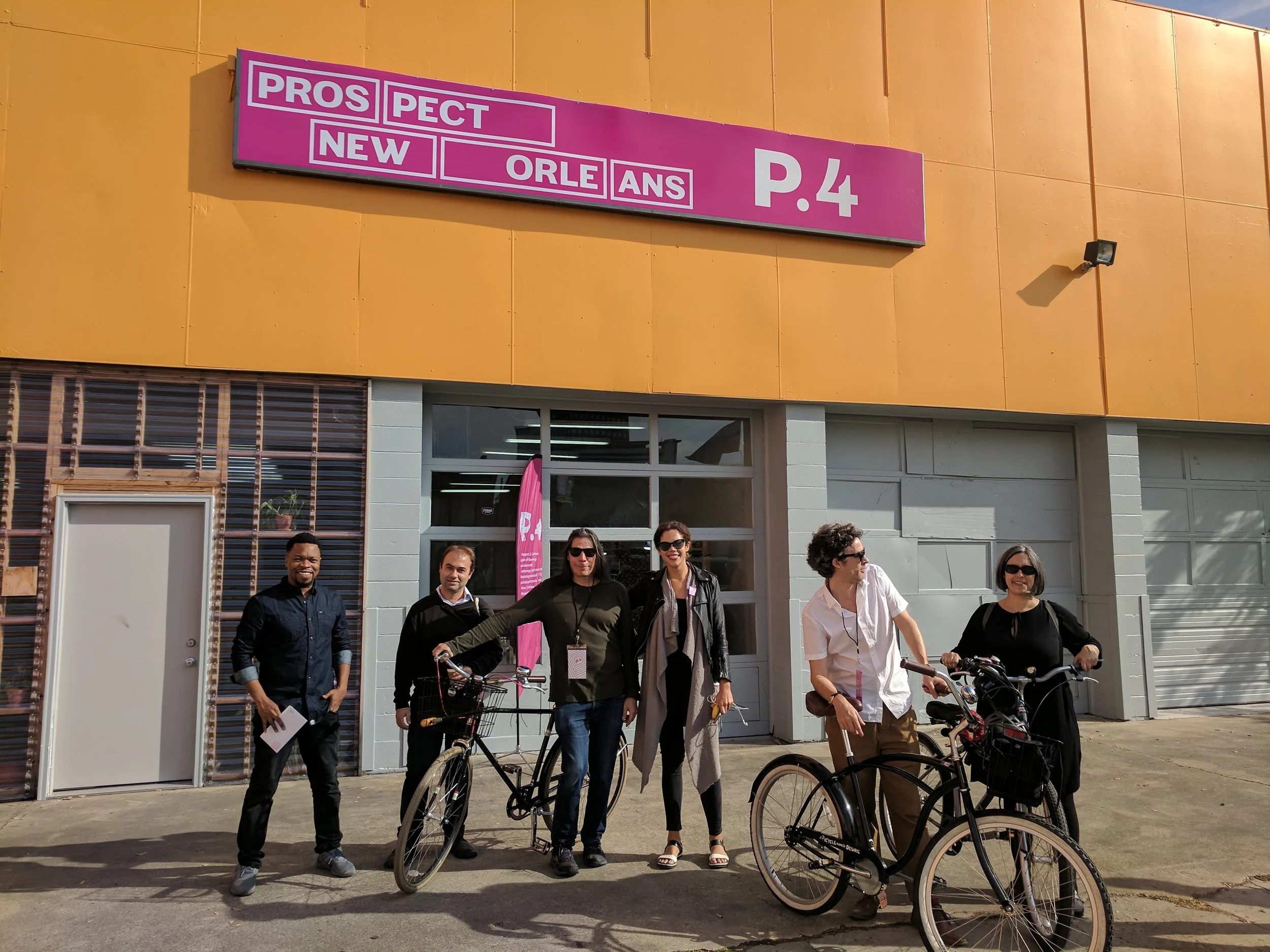 P.4 Artists and Staff during Opening Weekend