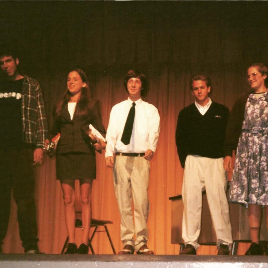 17-year-old me took this picture of the curtain call of the first production of my first play. My second play, Check Please, was declared the most-produced short play in North America for the 17th year in a row (link in bio). Hey, Check Please: WRITE