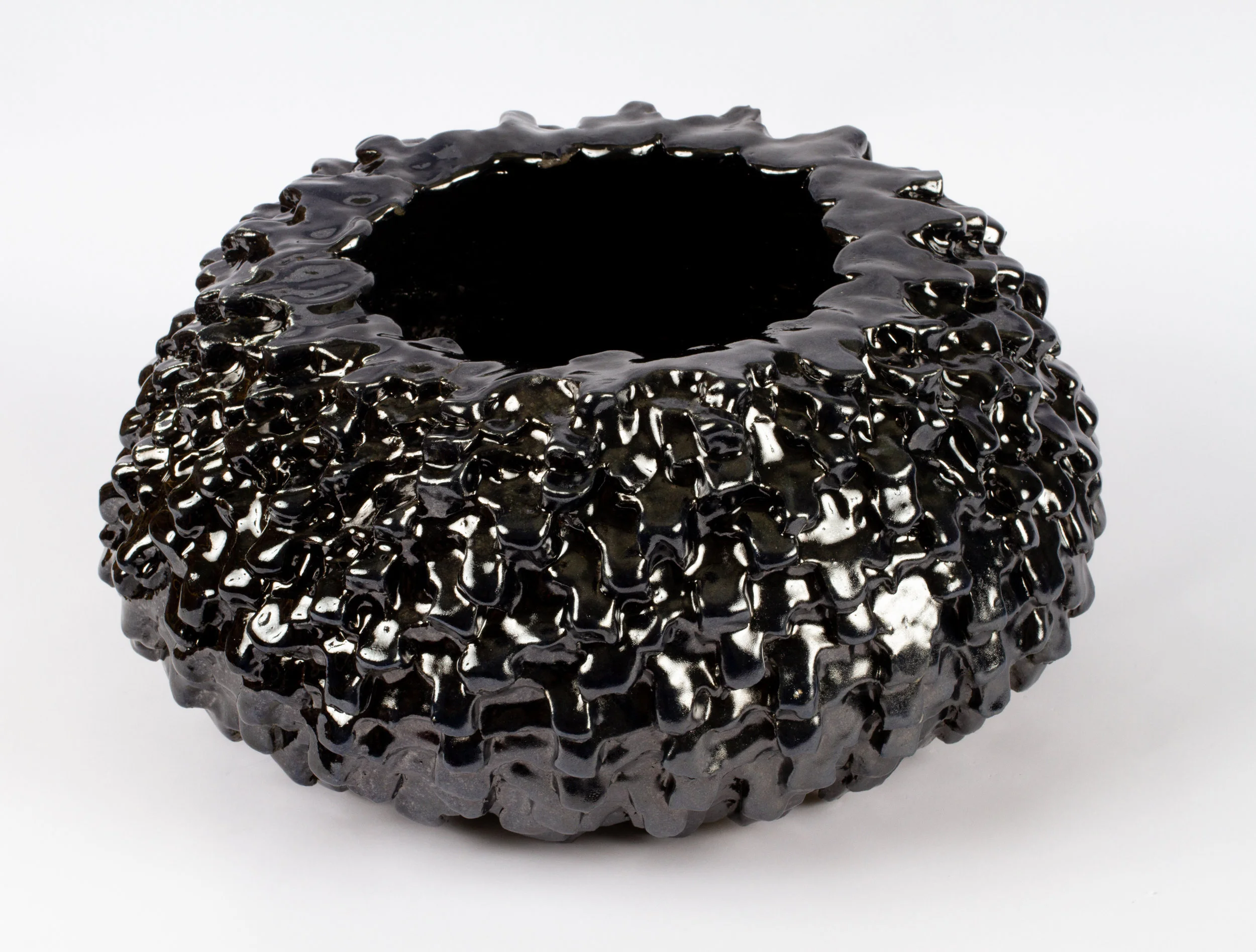 Murdered Out Tire #4 (Big Boy), 2018 stoneware