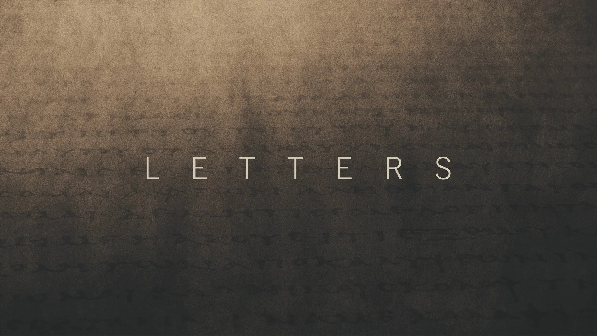 Letters from John - Confidence