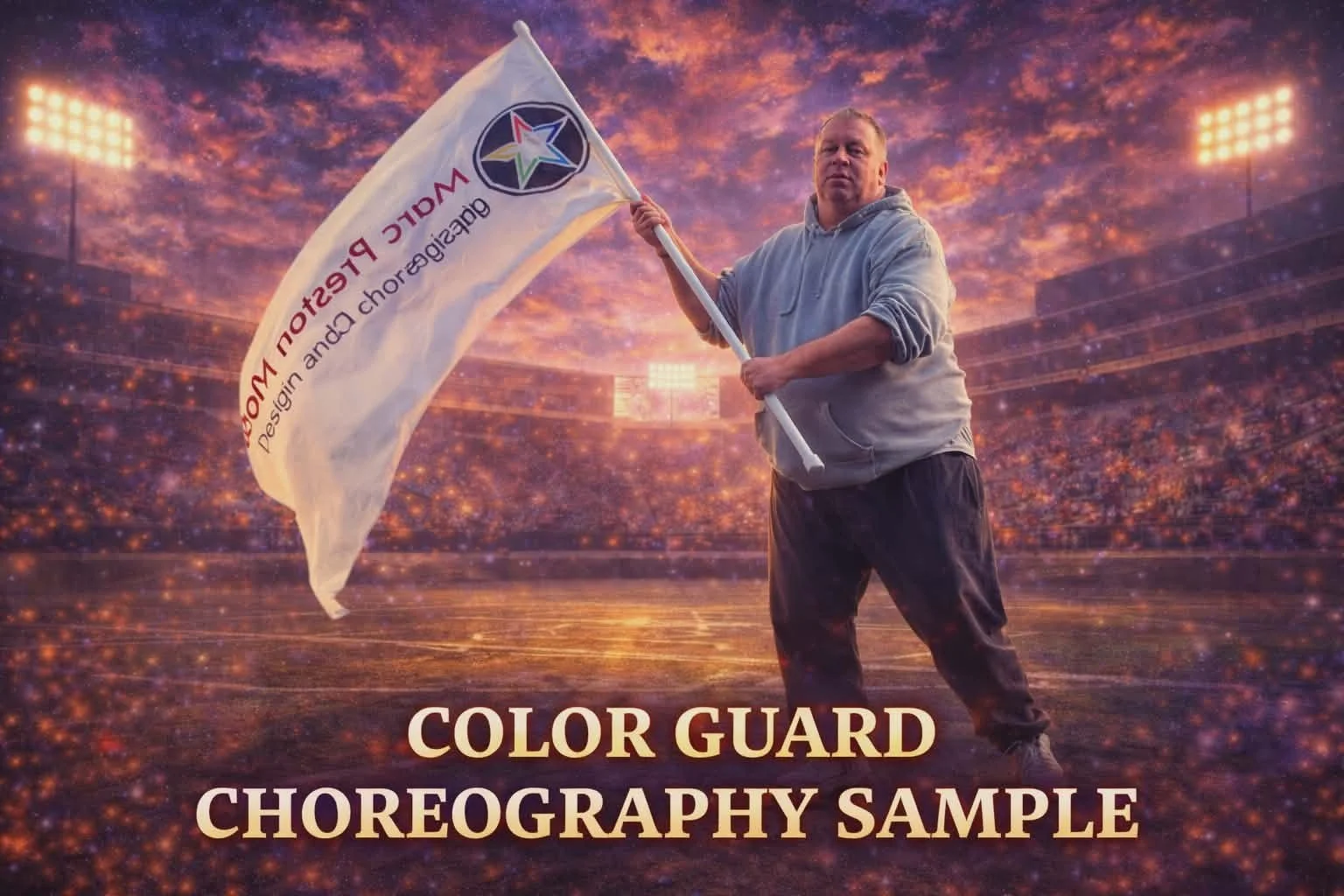 Color guard choreography sample 1