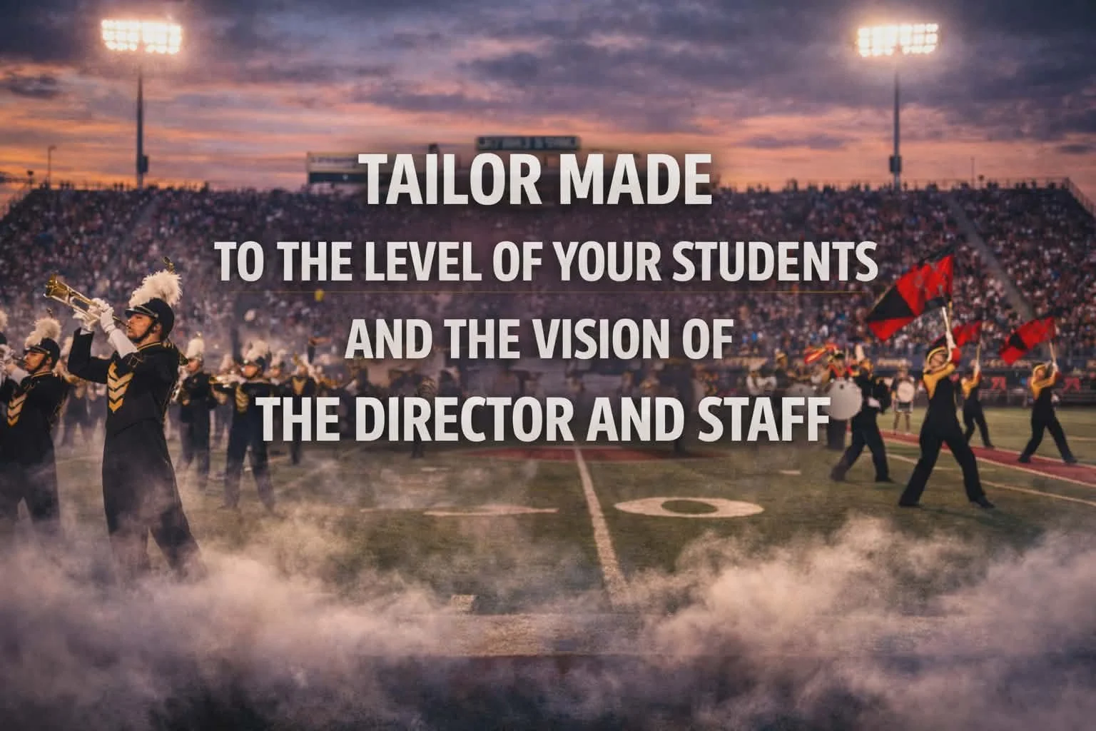 Custom marching band drill