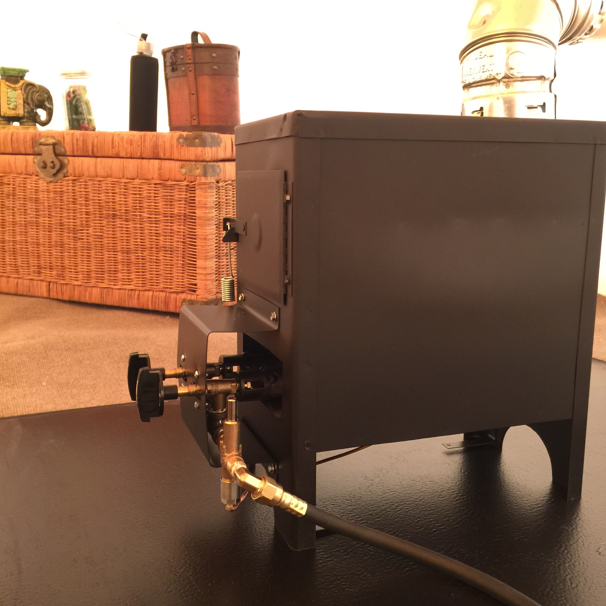Your cute, but powerful, stove will keep you warm.