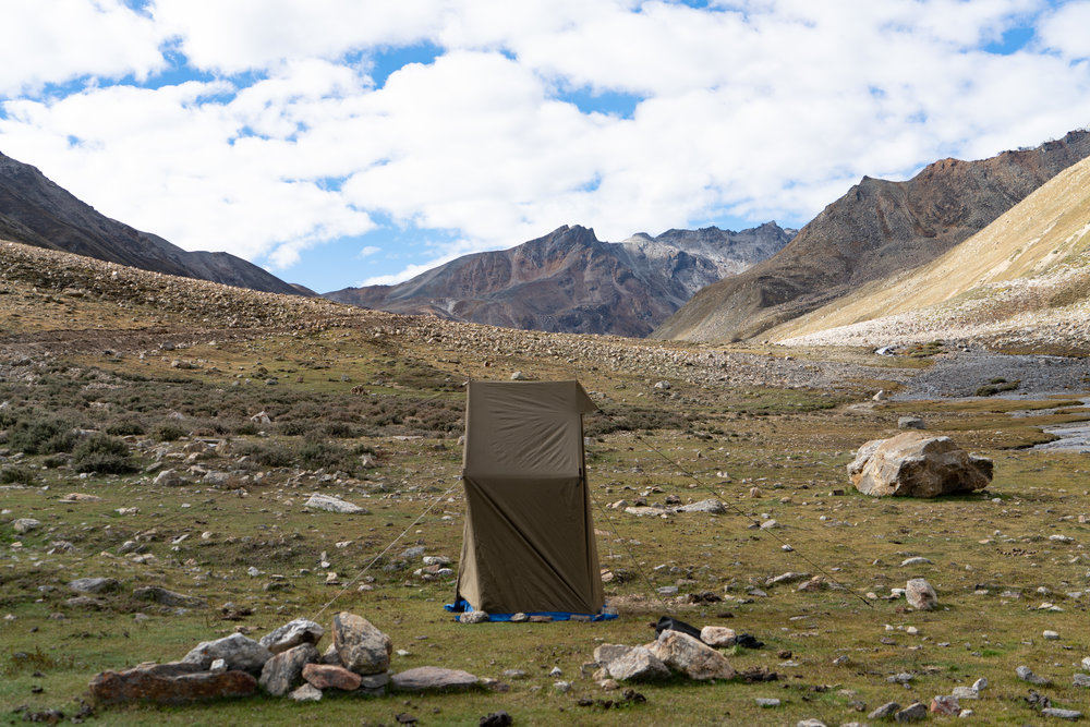 The all important toilet tent