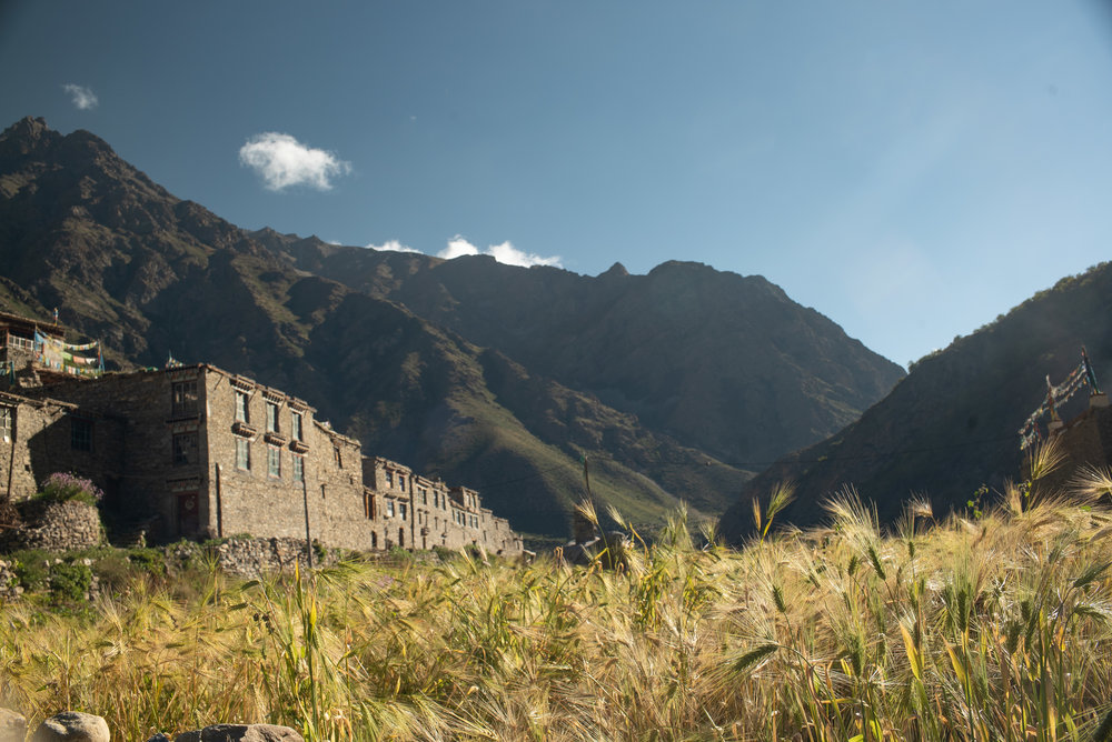 Fields of Barley and ancient villages