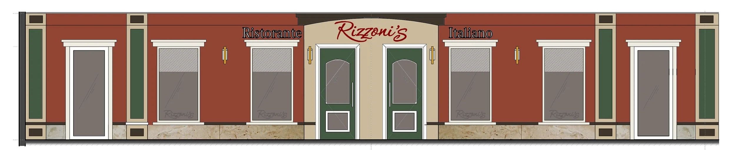 SECTION A - RESTAURANT FACADE