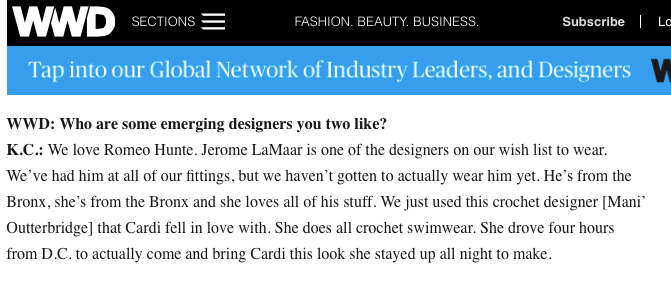 WWD : Cardi B's wishlist