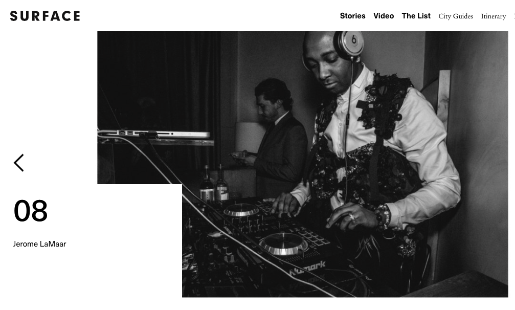 JEROME DJ THE EDITION HOTEL FOR THE ARMORY SHOW