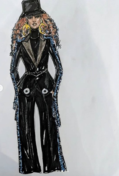 Missy Elliot sketch by JEROME LAMAAR
