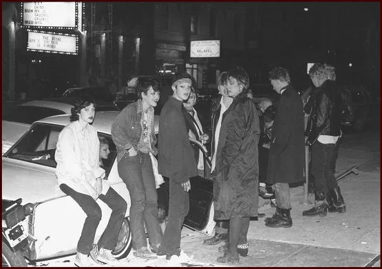 Hanging out in front of the Mab. (Photo by Philip Liborio)