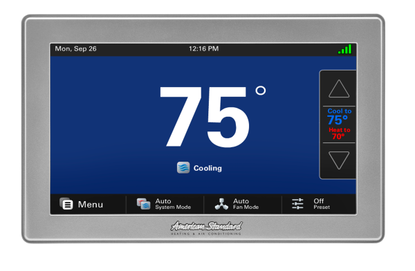Home Thermostat ControlsWhether you are looking for a seven-day programmable thermostat, a fully automated digital control or a standard easy-to-use thermostat, American Standard temperature controls give you precise control over your home's climate…