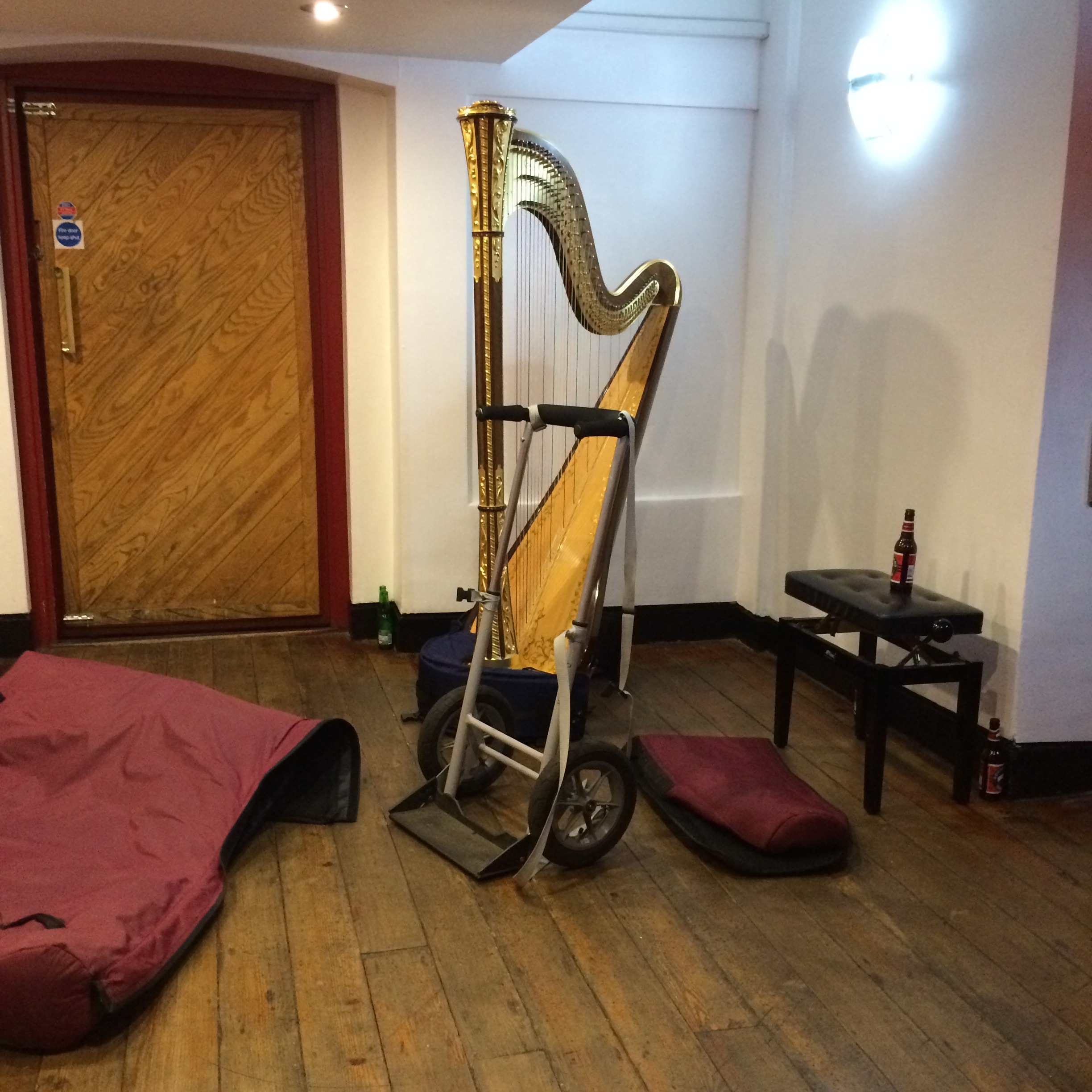 Goosebumps as I found myself and my harp parked in the corner of a studio Amy Winehouse had recorded in 