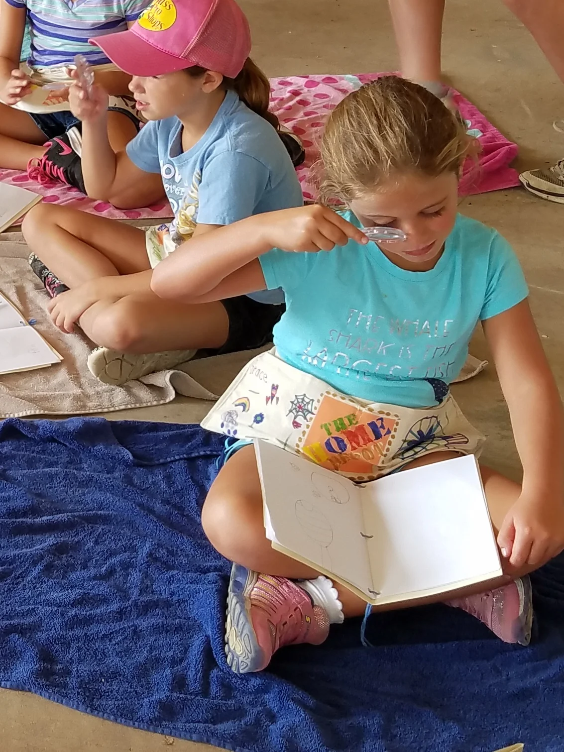 We use lots of tools when studying on the farm. Some tools are big like shovels, wheelbarrows and even tractors. But, other tools are small like magnifying glasses, tweezers and bug catchers. 
