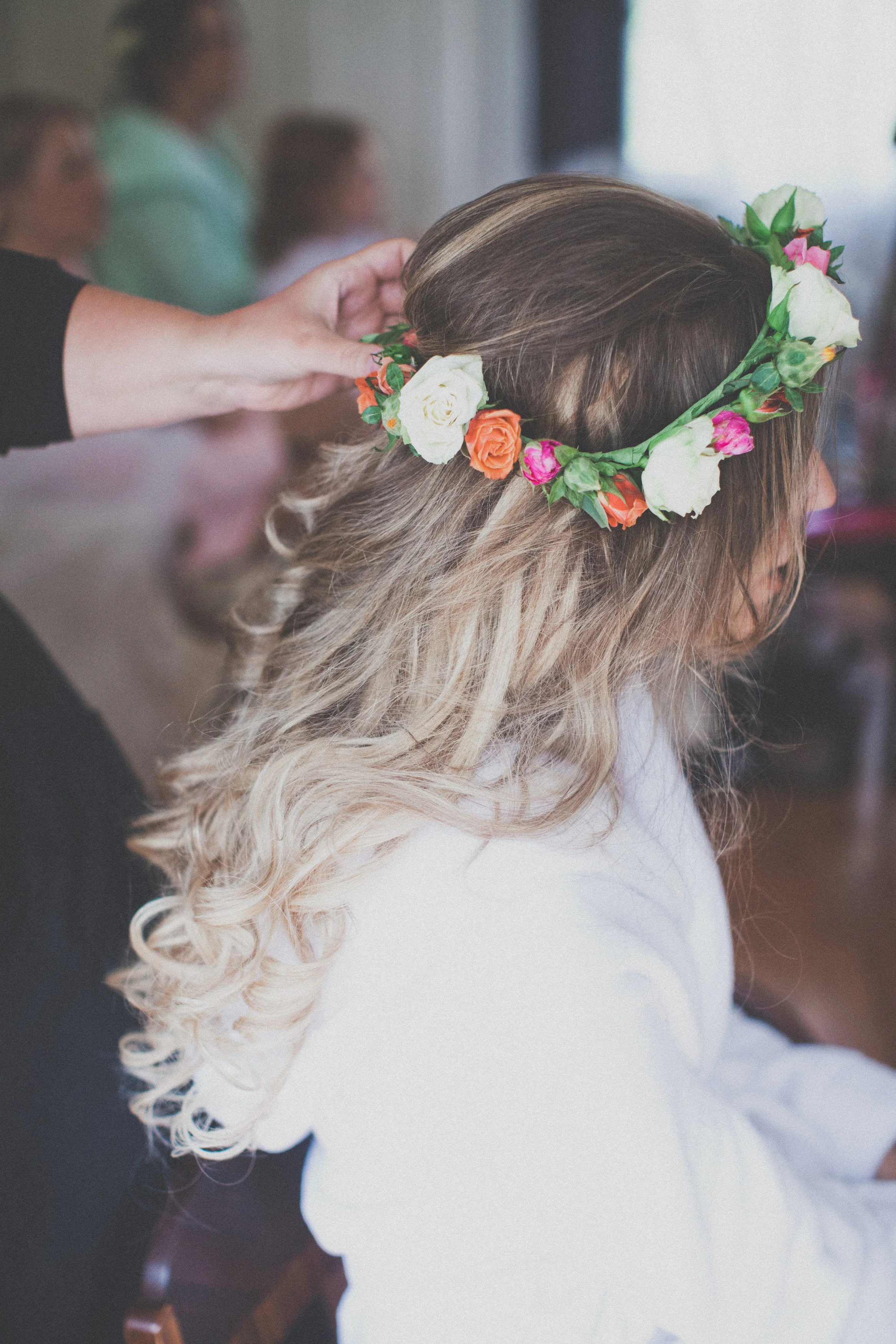 Flower Crown by Kate Healey of Big Sur Flowers 