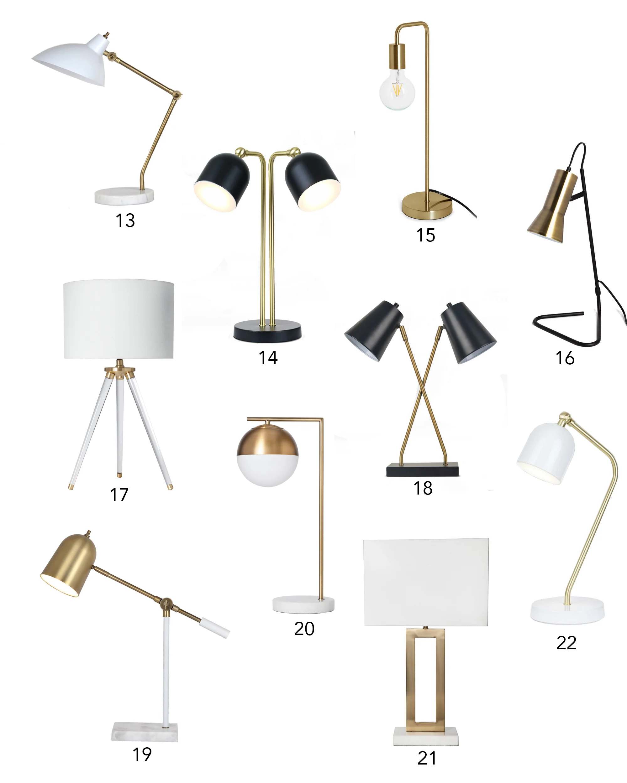 50 Stylish Lamps You Won't Believe Are Under $50 | Design Confetti