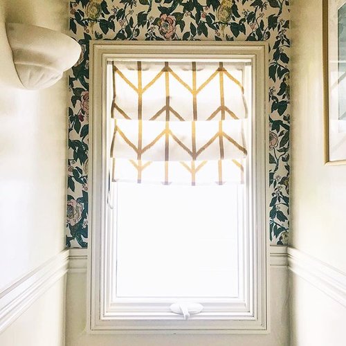 Faux Roman Blind DIY