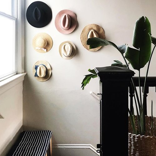 DIY Entryway Hat Wall