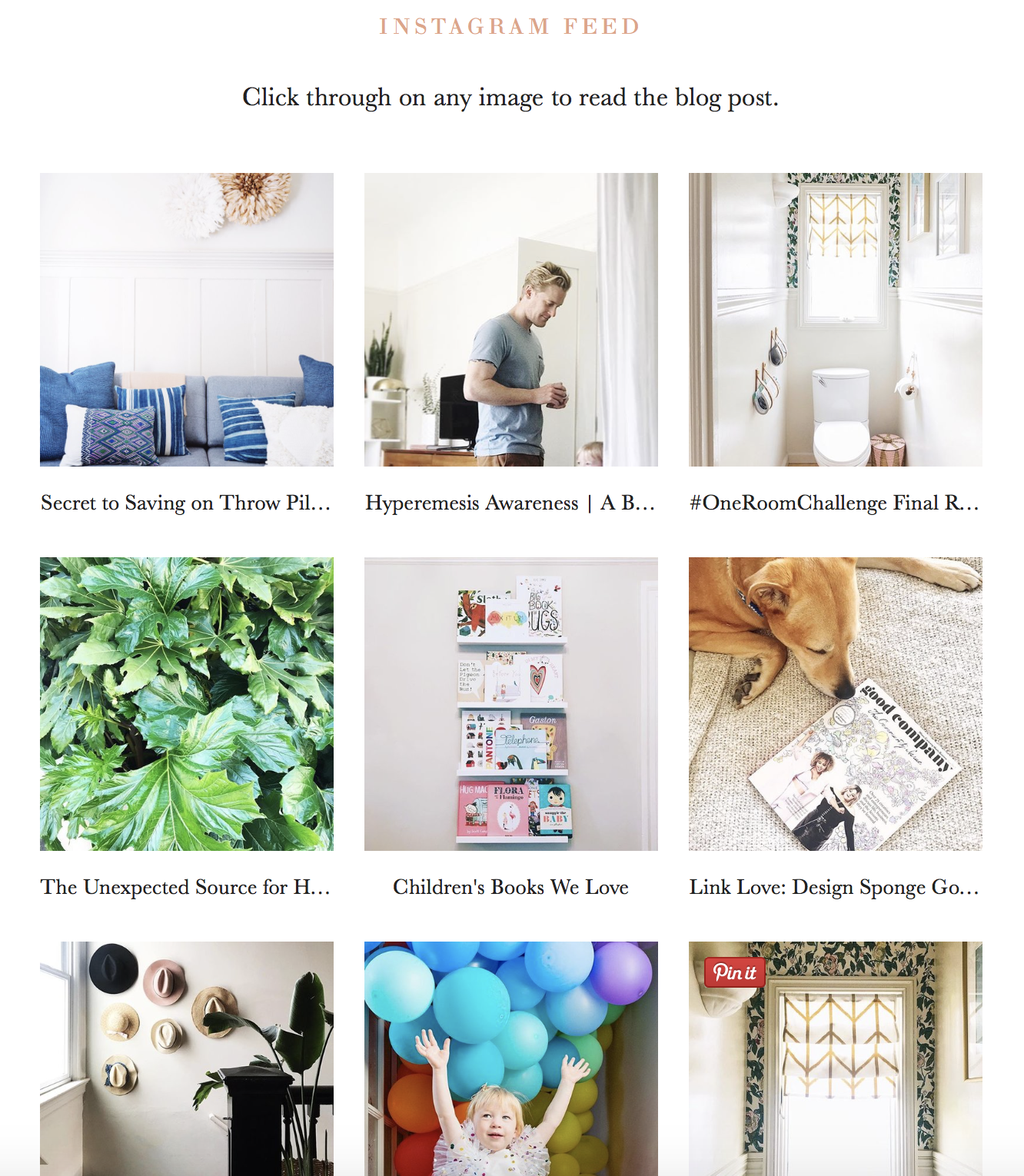 Our New Instagram Landing Page + a Squarespace Tutorial