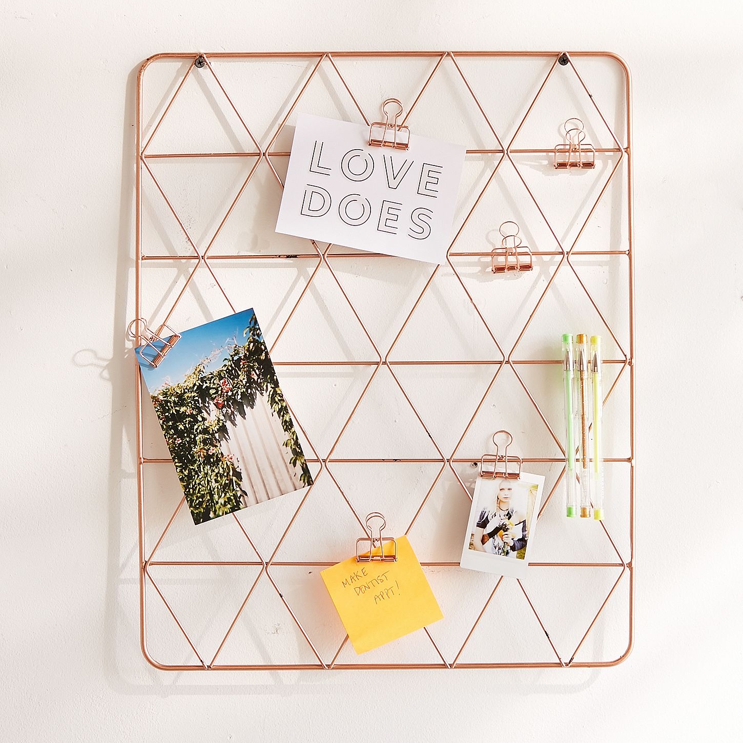 Geo Wire Wall Grid, $34