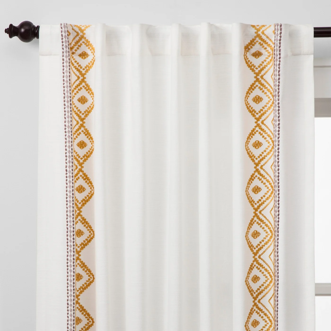 Global Border Curtain Panel, $20