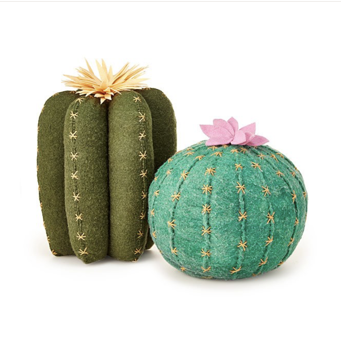 Cactus Bloom Throw Pillows, $28-$40