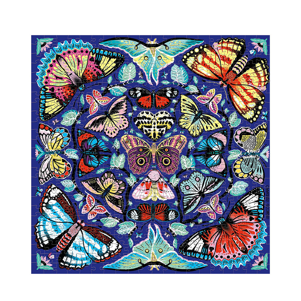 Kaleidoscope Butterflies 500 Pieces, Mudpuppy