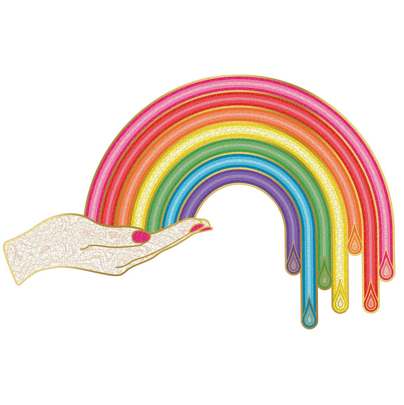 Rainbow Hand Shaped Puzzle, Jonathan Adler