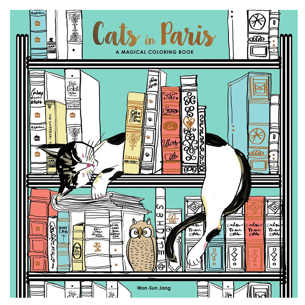 Cats in Paris, Won-Sun Jang, $14.99