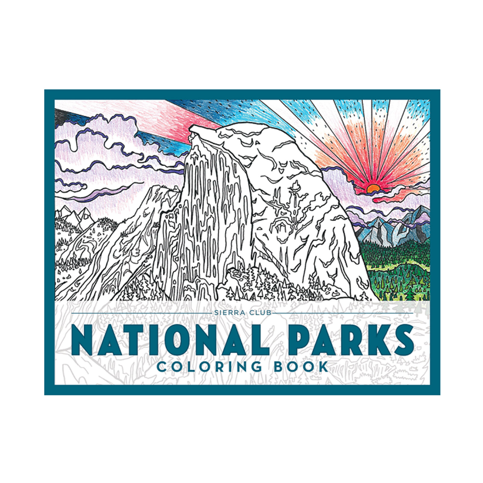 National Parks Coloring Book, Sierra Club, $14.99 