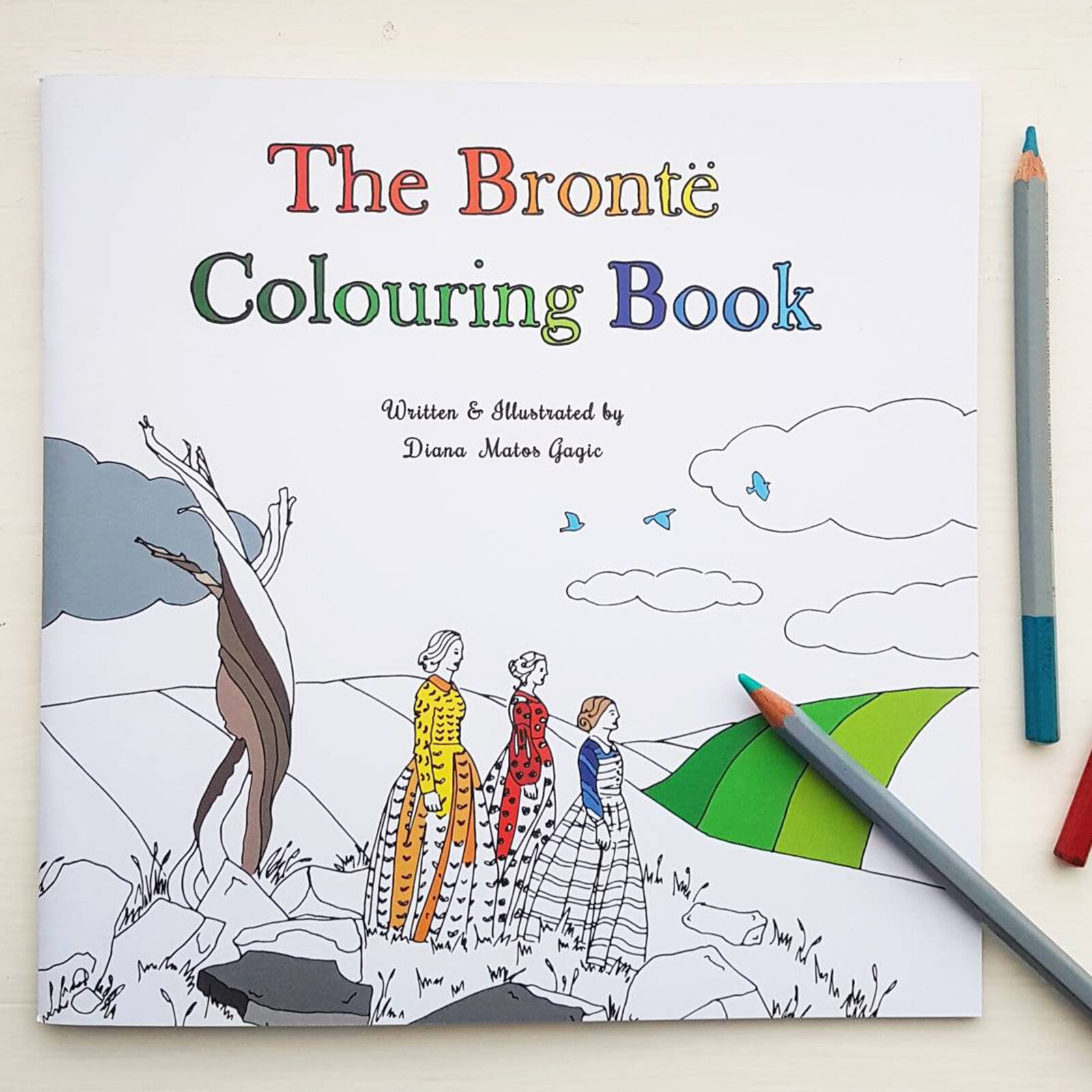 The Bronte Colouring Book, Crafty Birdie Designs, $9.10