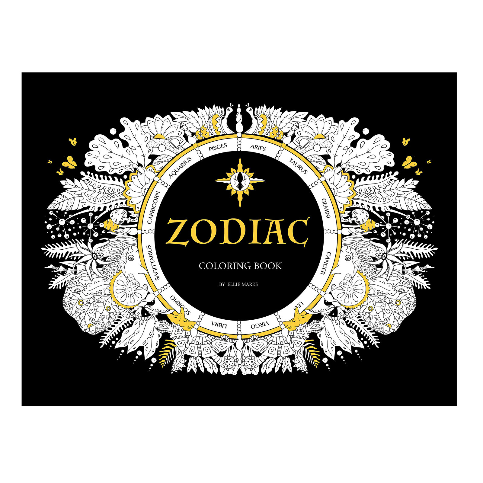 Zodiac Coloring Book, Ellie Marks, $6.95