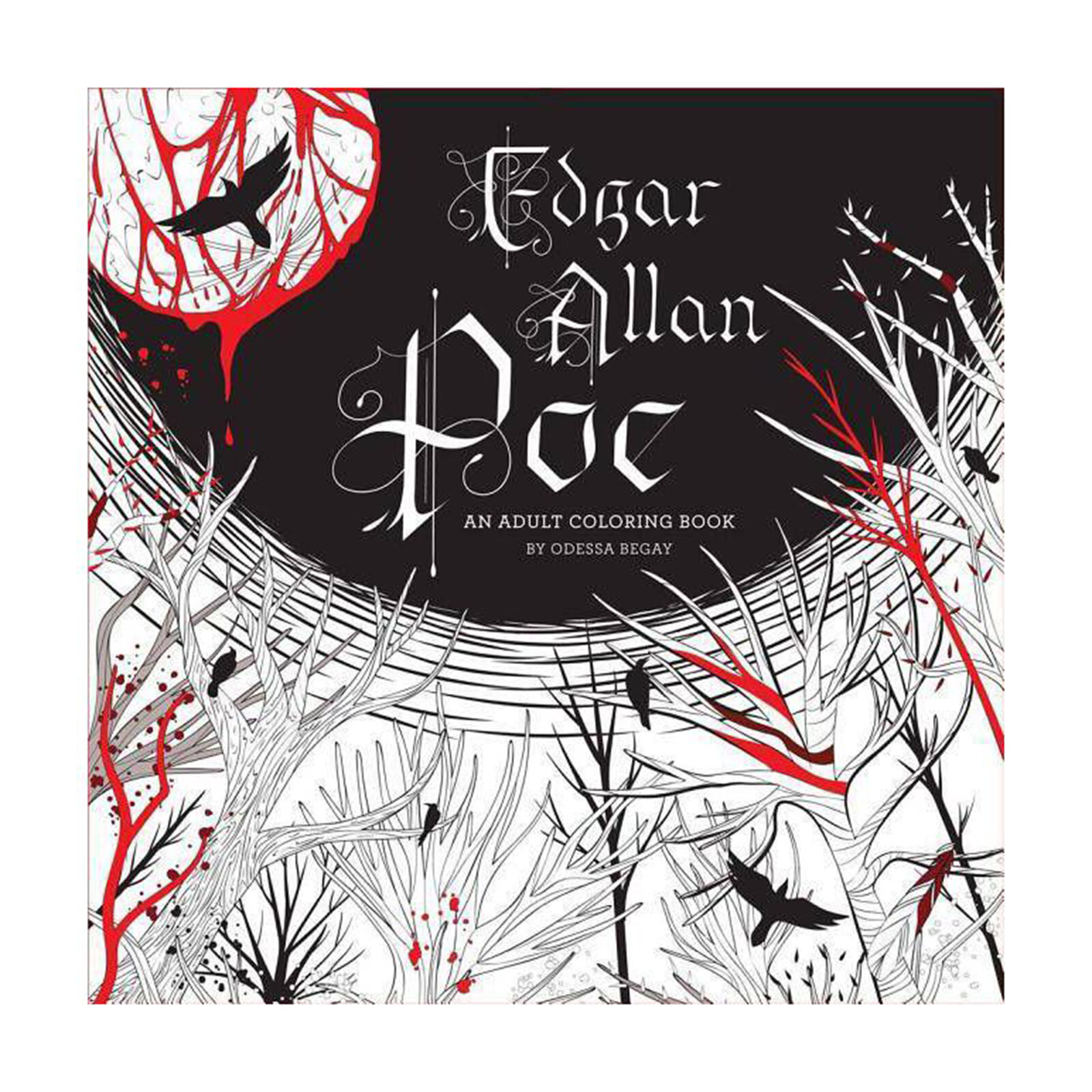 Edgar Allan Poe: Adult Coloring Book, Odessa Begay, $7.49
