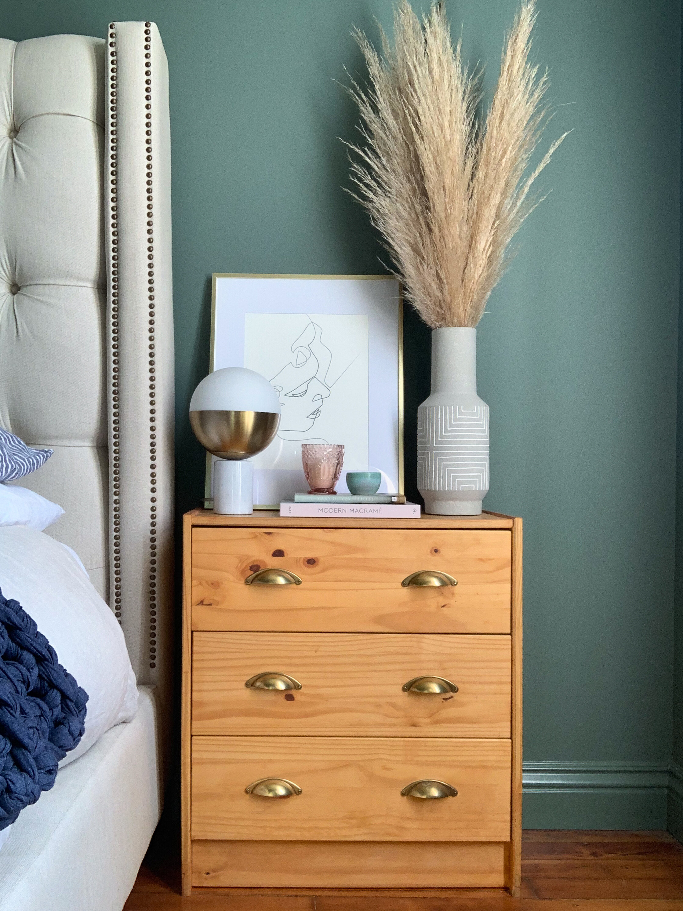 How to Style Your Nightstand: Three Ways | Design Confetti