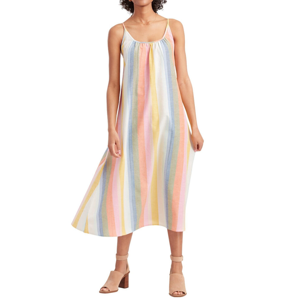 Sunwashed Stripe Dress, World Market, $39.99  (machine wash)