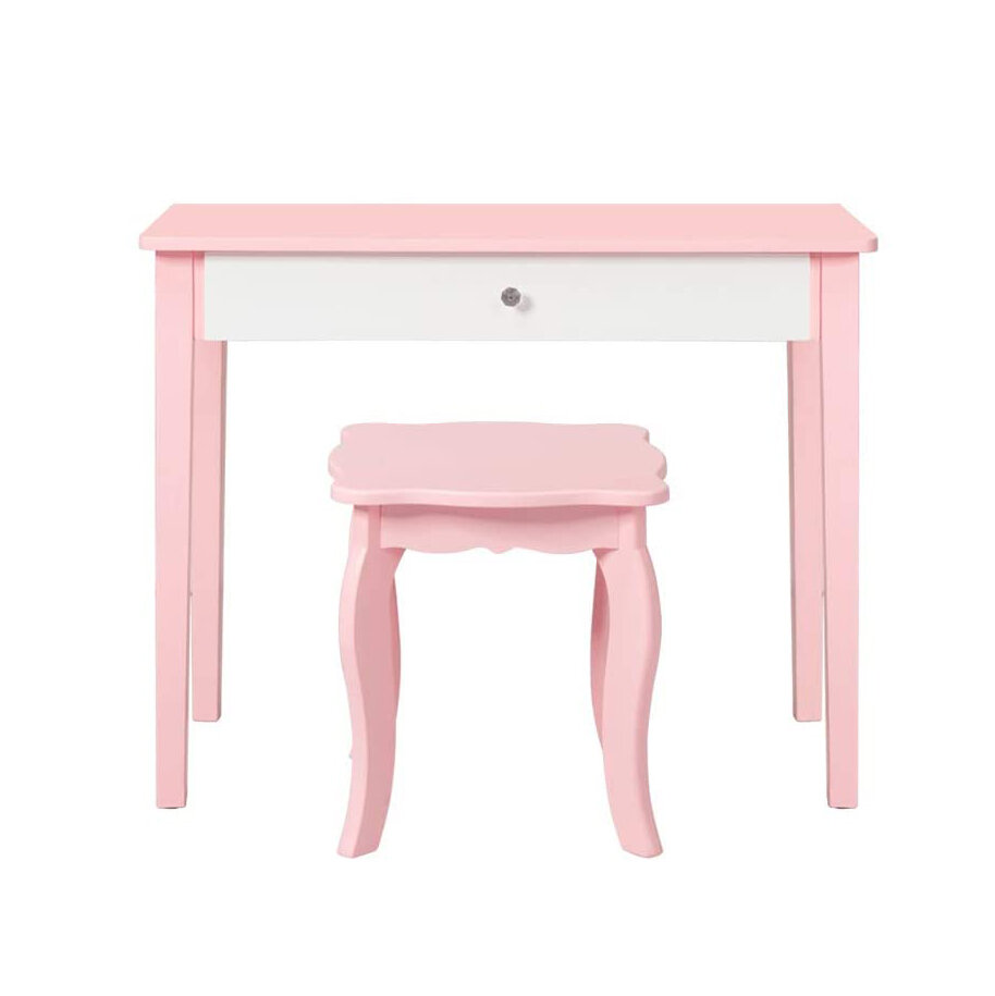 Kids Vanity Table with Detachable Mirror, $119.99