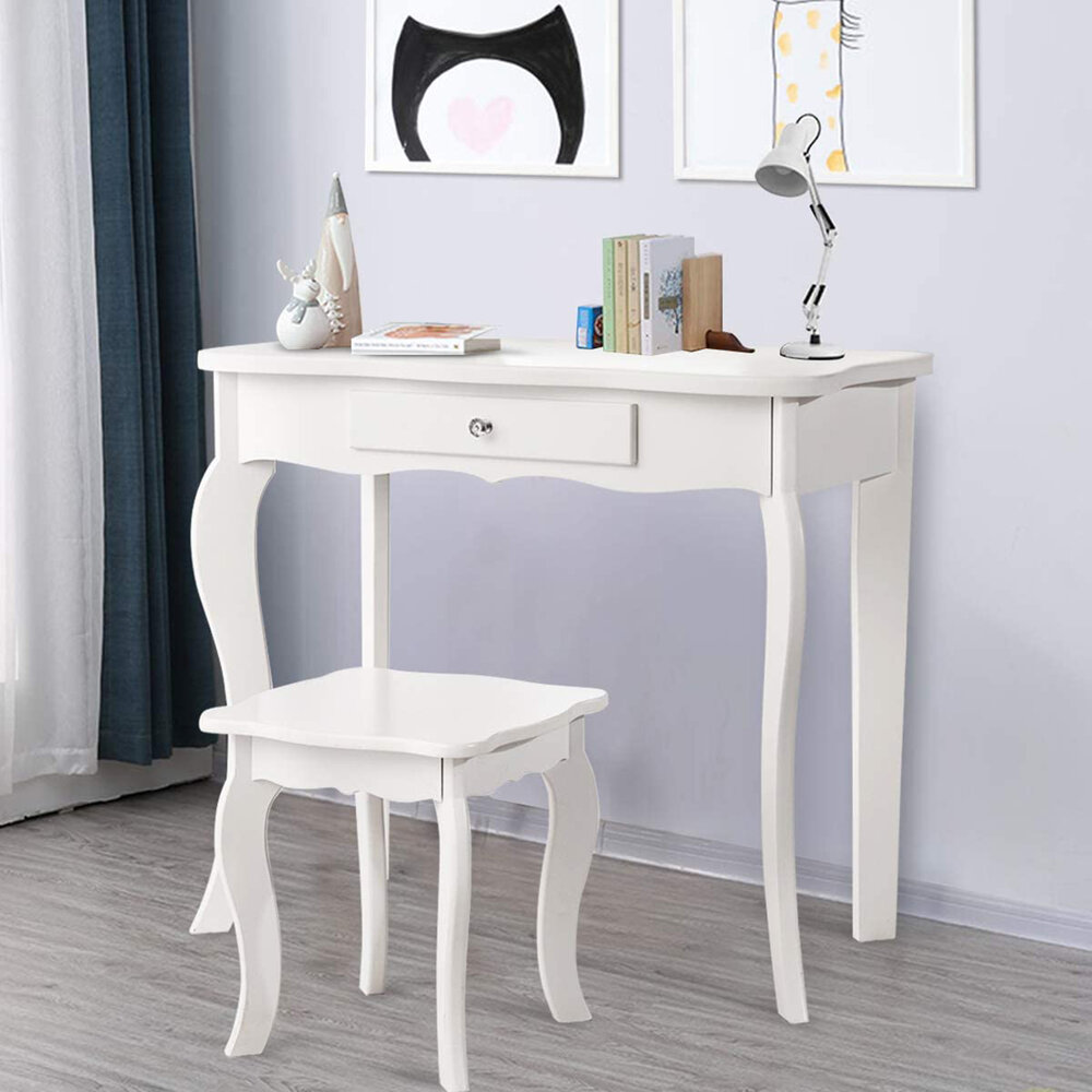  Writing Desk/Vanity with Detachable Mirror, $119.99 