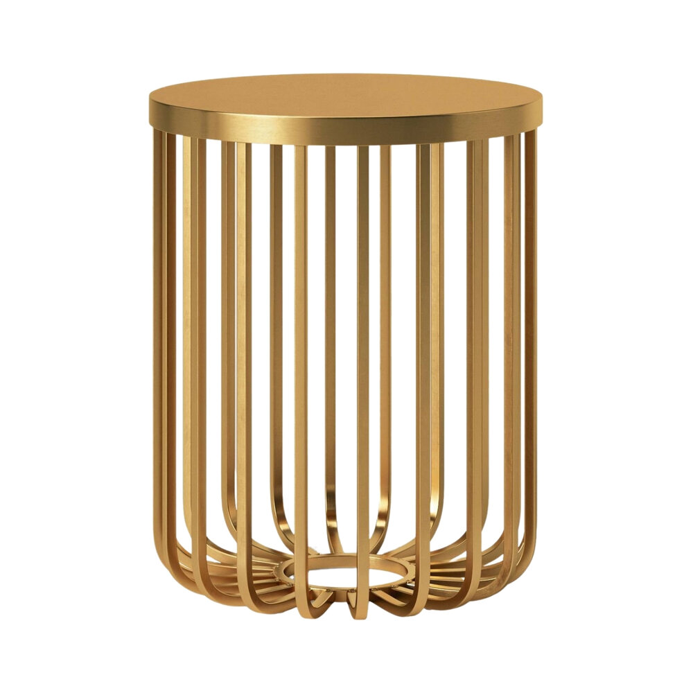 Cage Brass Accent Table, Target, $80