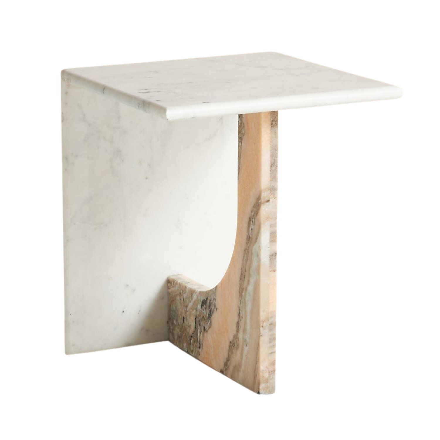 Beau Pieced Marble Side Table, Anthropologie, $498