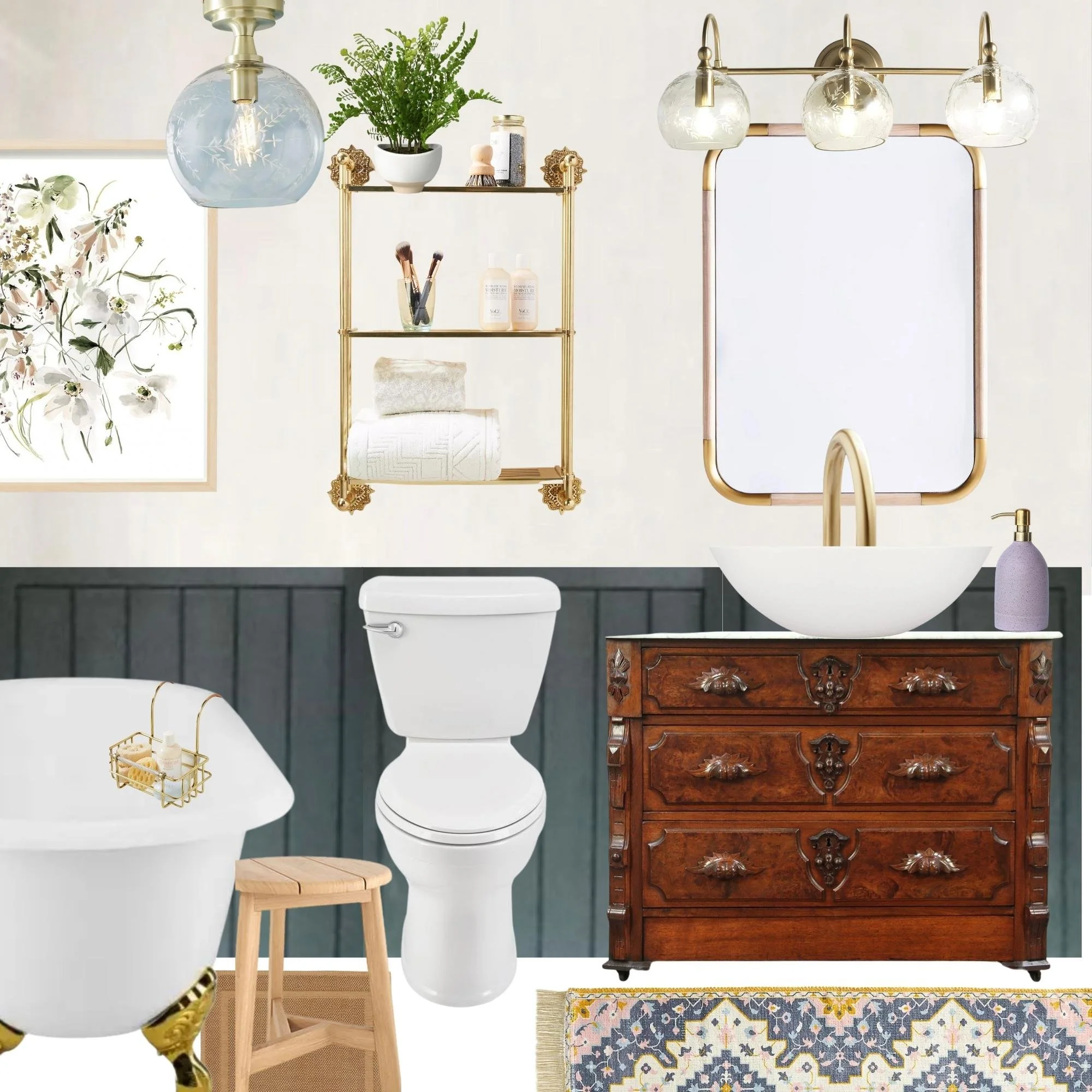 One Room Challenge: Week Two, The Bathroom Design